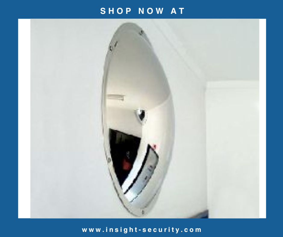 Anti-Vandal Wall Dome or Subway Mirror - Stainless Steel 500mm