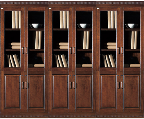 Executive Six Door Office Storage Bookcase - BKC-UM182-3 Huddersfield