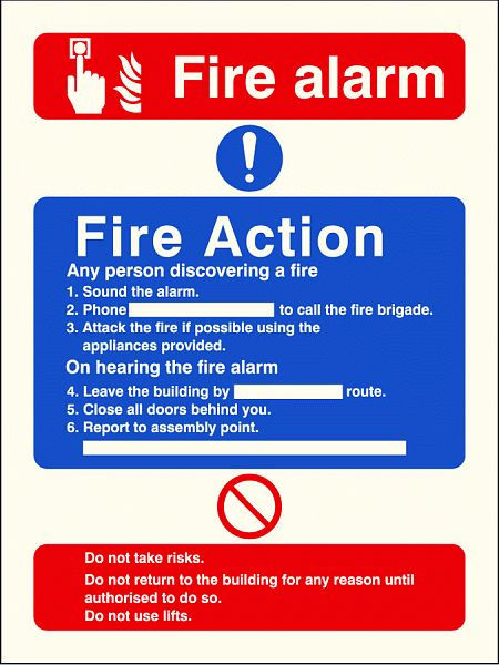 Fire action/call point with lift