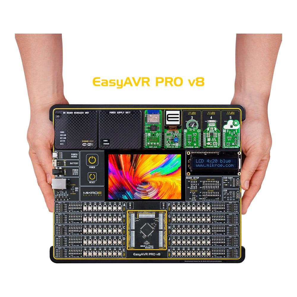 EasyAVR PRO v8 Development Board