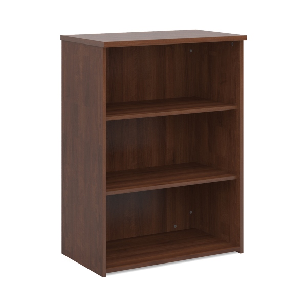 Universal Bookcase with 2 Shelves - Walnut