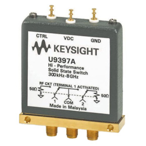 Keysight U9397A FET Solid State Switch, 300 kHz to 8 GHz, SPDT