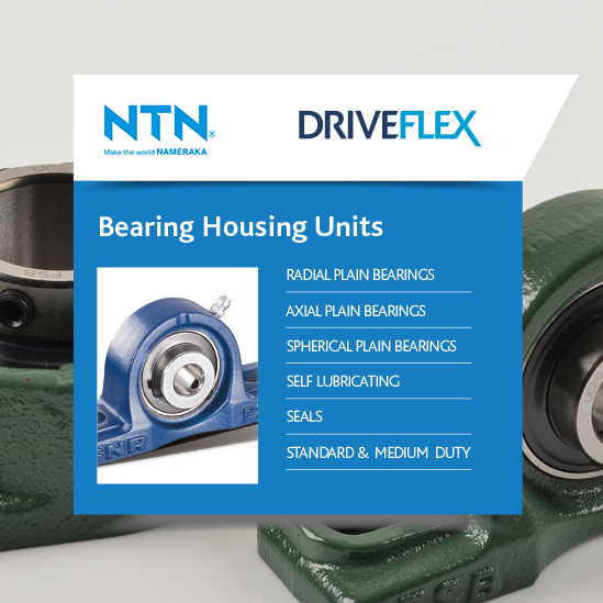 Pressed Steel USPFL 20 Series Bearing Housing Units with Steel Inserts