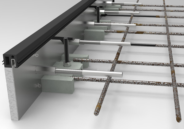 Adjustable Expansion Joints For Concrete With Integrated Joint Seal