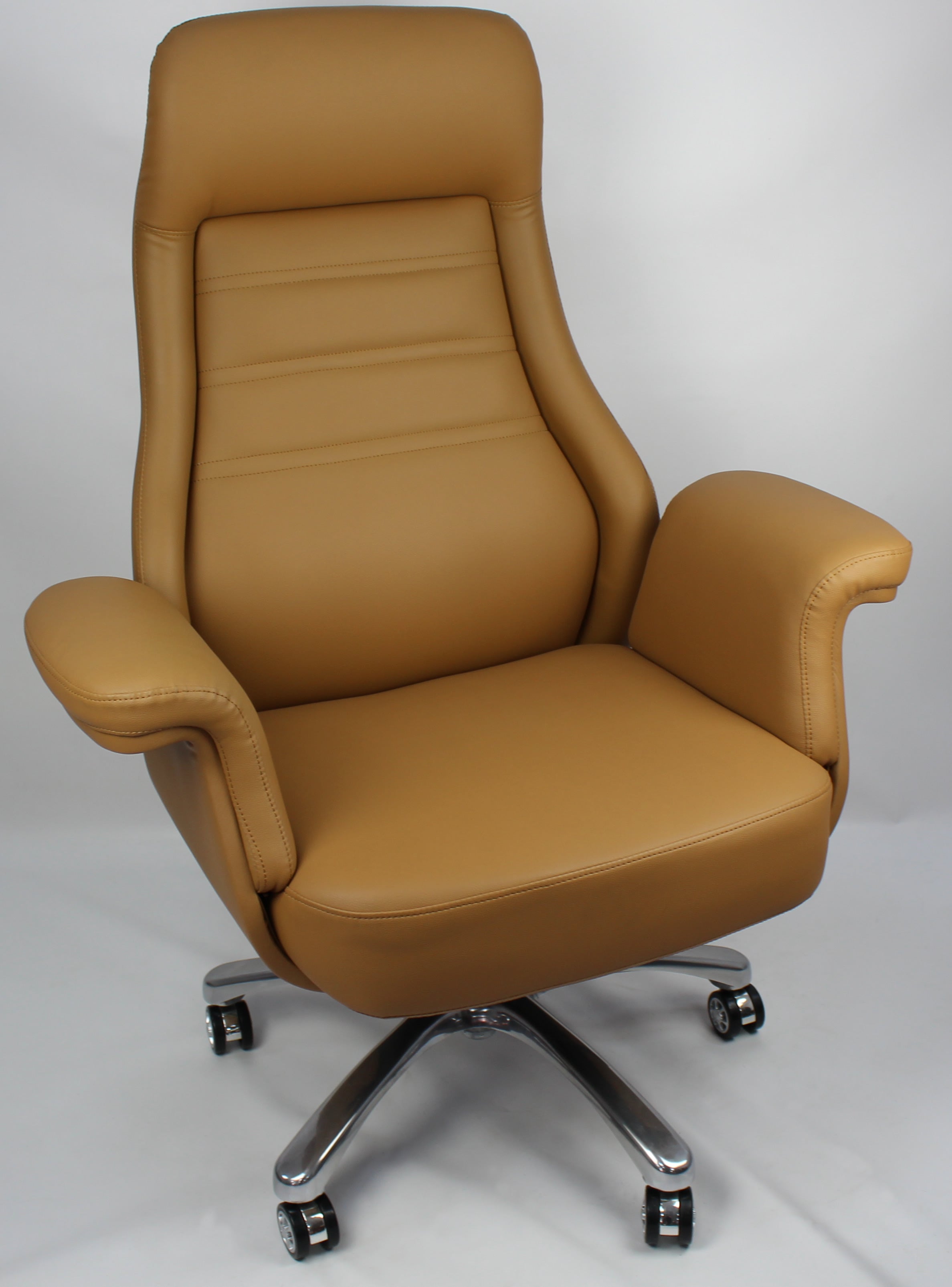 Beige Leather Executive Office Chair - DH-090 UK