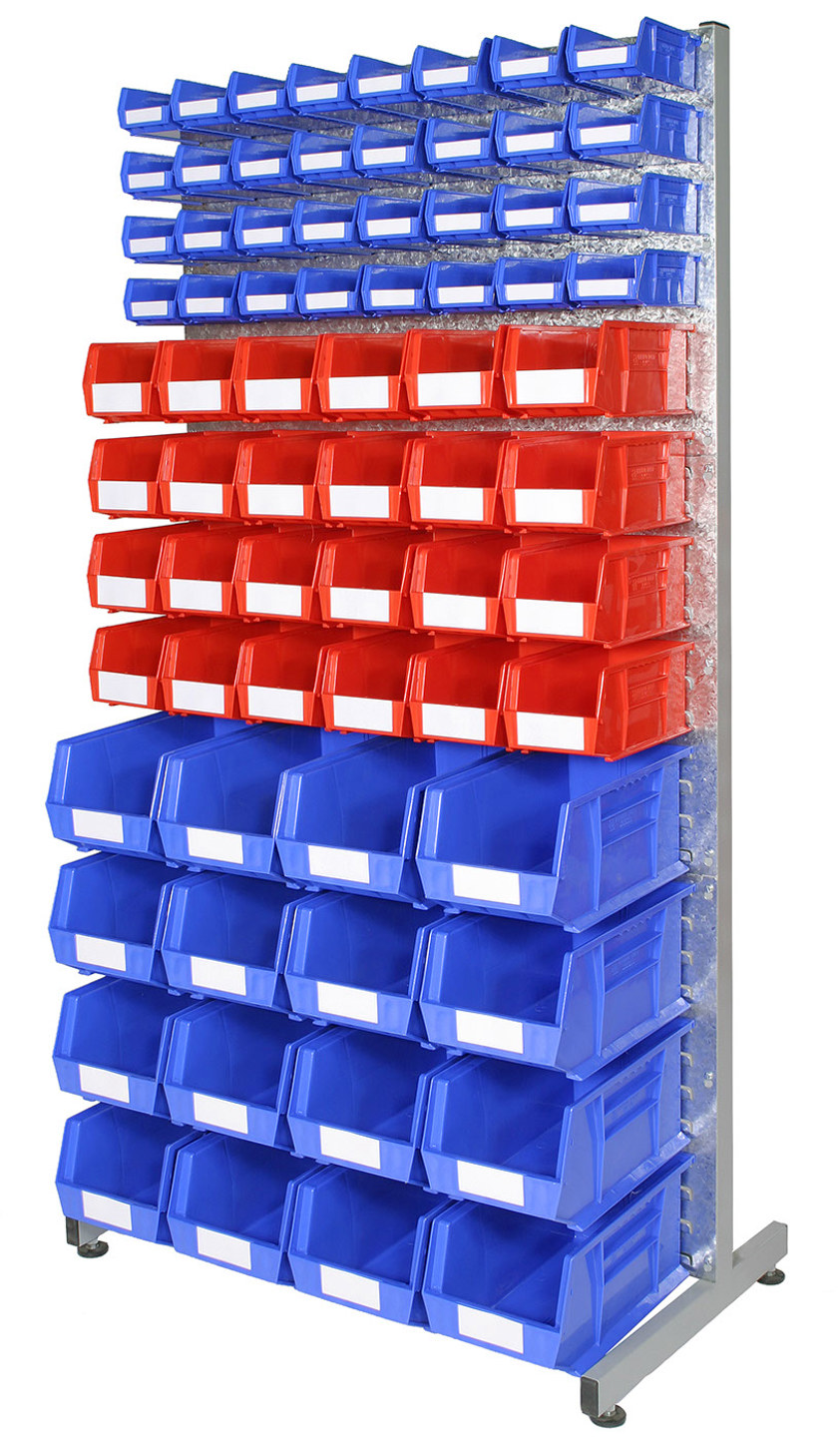 Louvre Rack with Bins - Kit B for Workshops