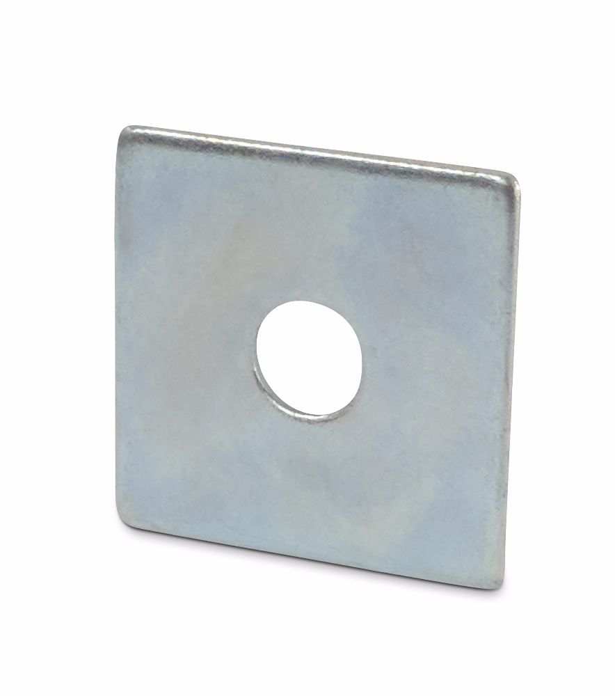 M6x40x3mm Square Plate Washers BZP