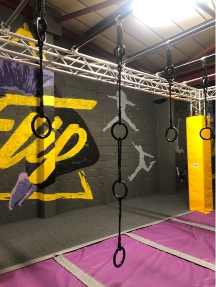 Monkey Gym Swing Rings with rope