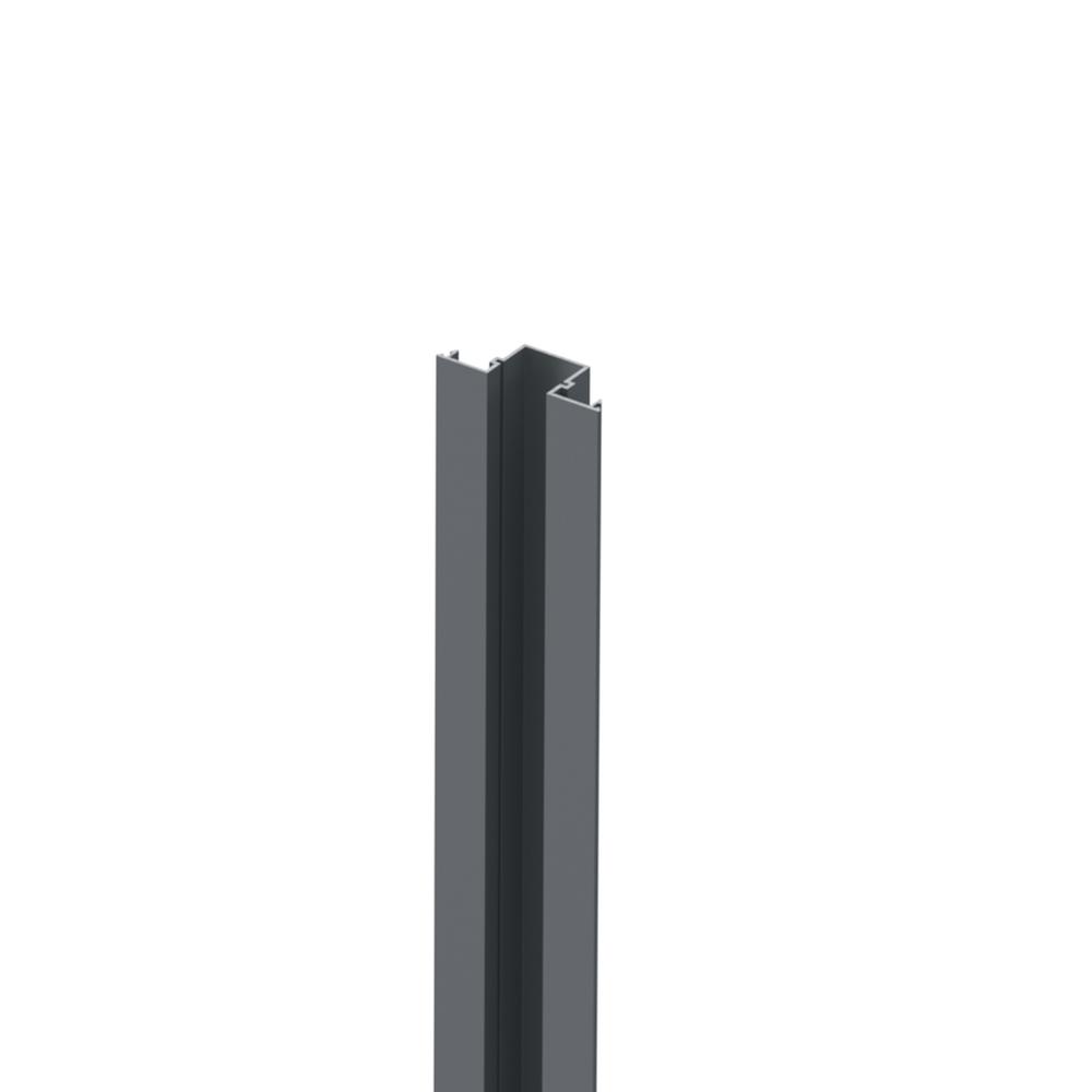 Corner Post Insert 2.5m For 1.8m Post RAL 7012 Basalt Grey Matt 