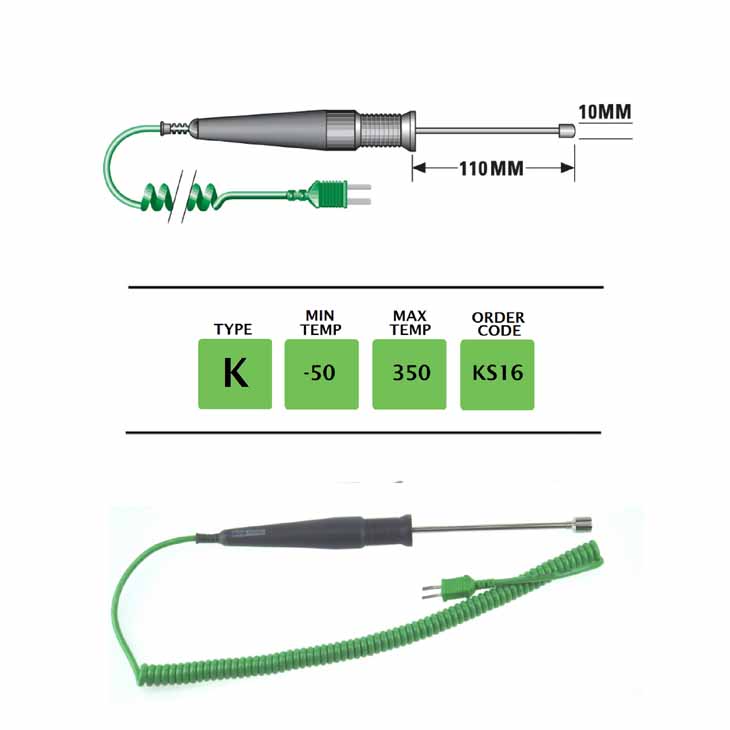 Providers Of KS16 - K Type Ribbon Surface Probe