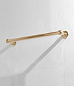 Gold Ball Jointed Grab Towel Bar (150HG)