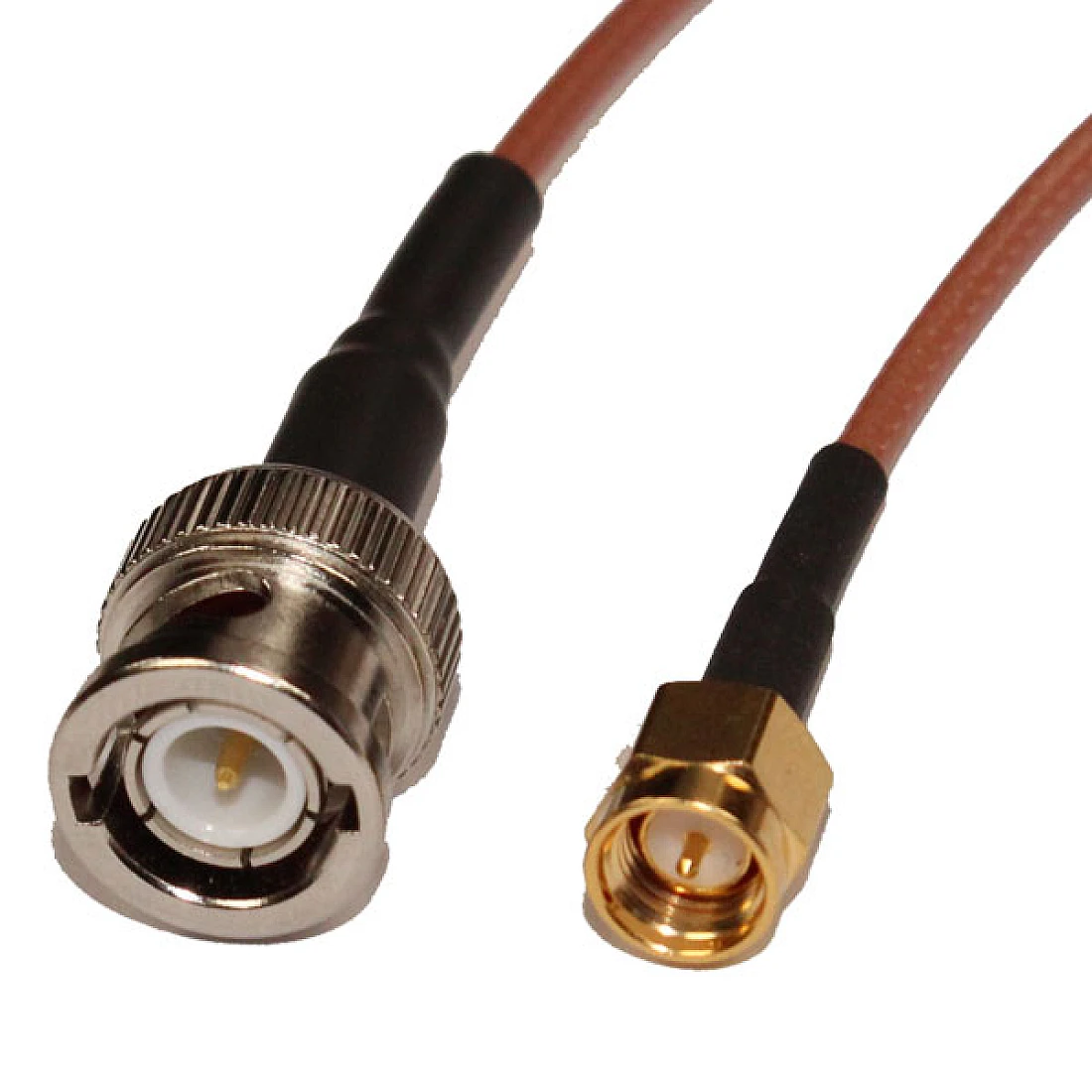 BNC PLUG TO SMA PLUG CABLE ASSEMBLY RG316 2.0 METRE