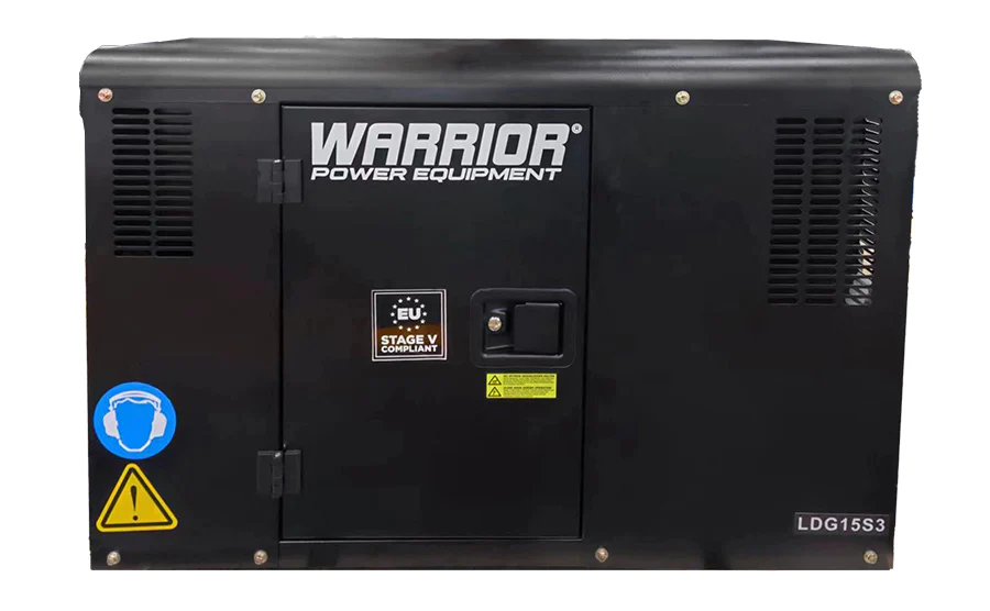 UK Suppliers Warrior 15 kVa Diesel Generator 3 Phase