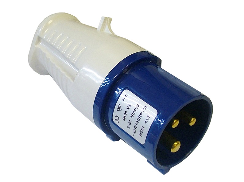 FAITHFULL Blue Replacement Plug 240 Volt 16 A