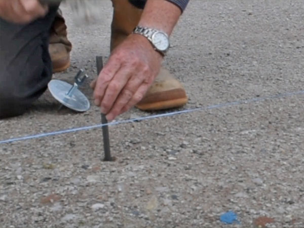 Adjustable Screed Rail For Concrete Blinding