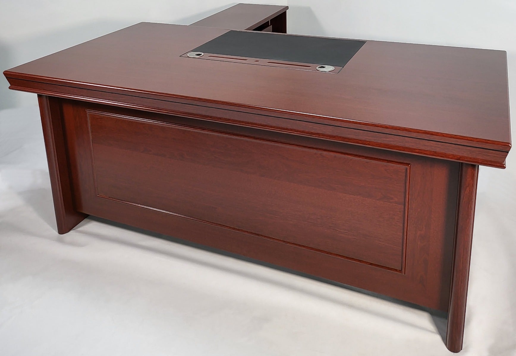 Mahogany Executive Office Desk with Pedestal and Return - 1830 Huddersfield