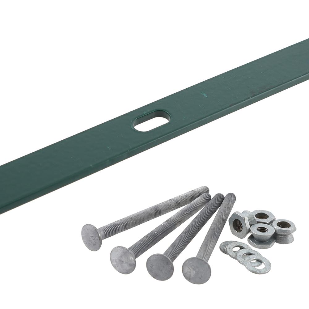 Securifor 358 Fixing Kit For 2.4m Green ( Kit = 9 Fixings + 1 Bolted Clamp Bar)