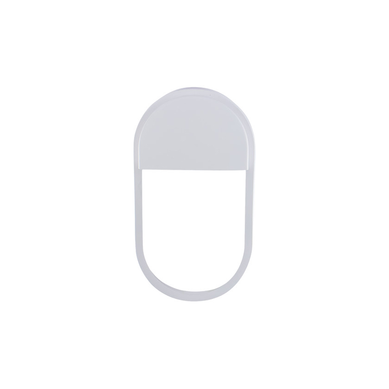 Integral White Oval Eyelid Accessory for Tough Shell Compact Bulkhead