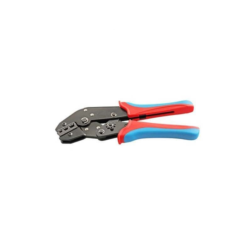 Ratchet Crimp Tool For Pre-Insulated Crimps (Red/Blue/Yellow)