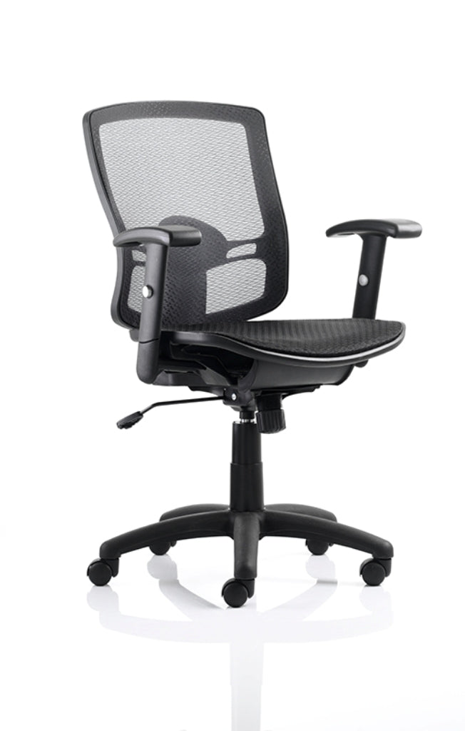 Providers Of Palma Black Mesh Task Operator Office Chair North Yorkshire