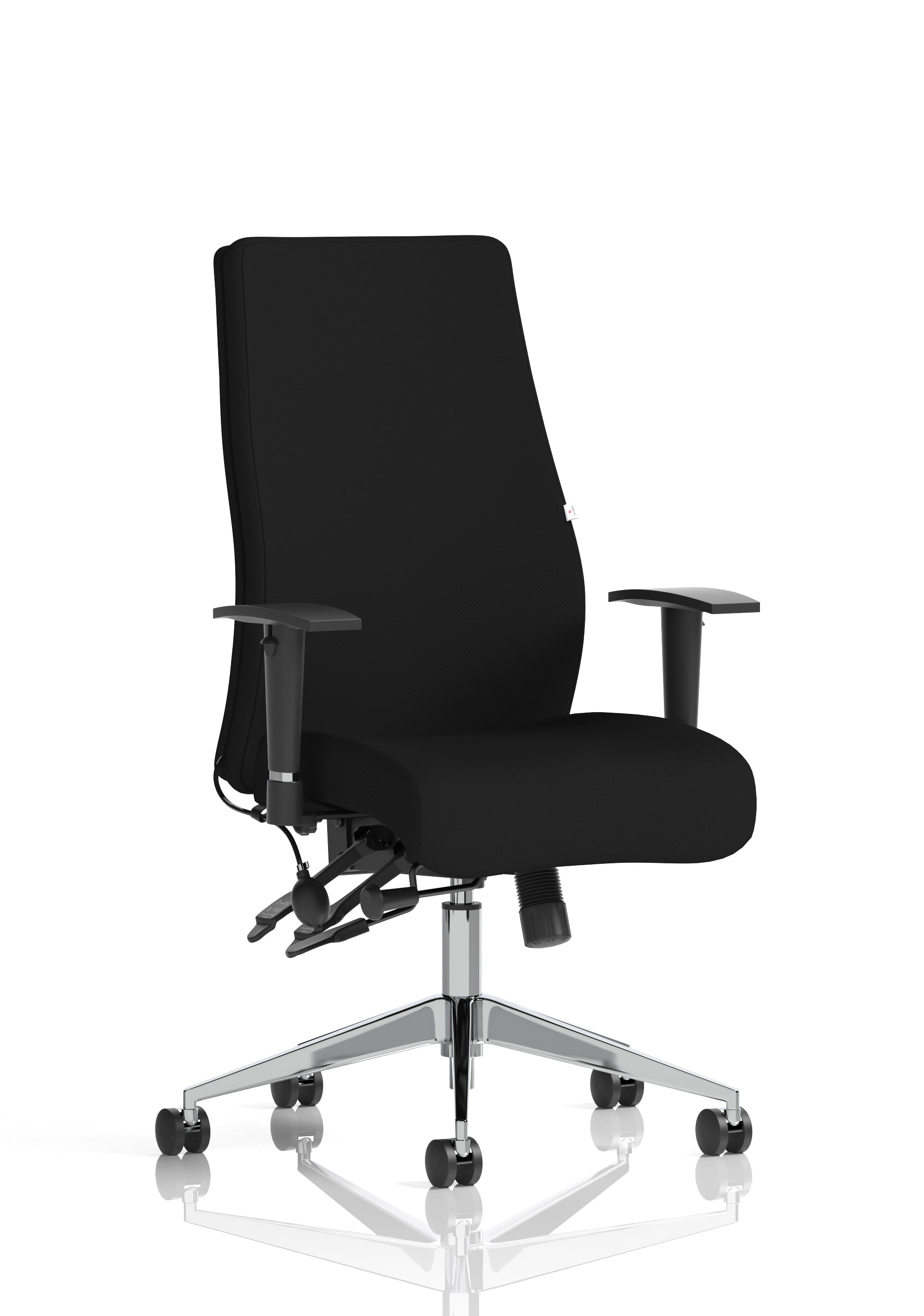 Suppliers Of Onyx High Back Ergonomic Posture Chair with Height Adjustable Arms - Available in 20 Colour Choices North Yourkshire