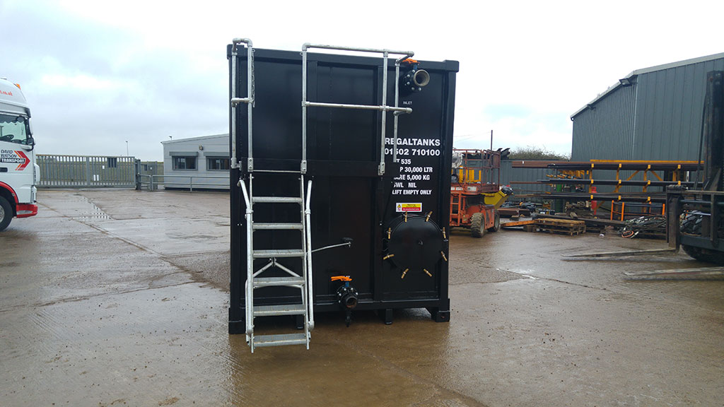 30,000 Litre Open Top Single Skin Storage Tanks for Hire
