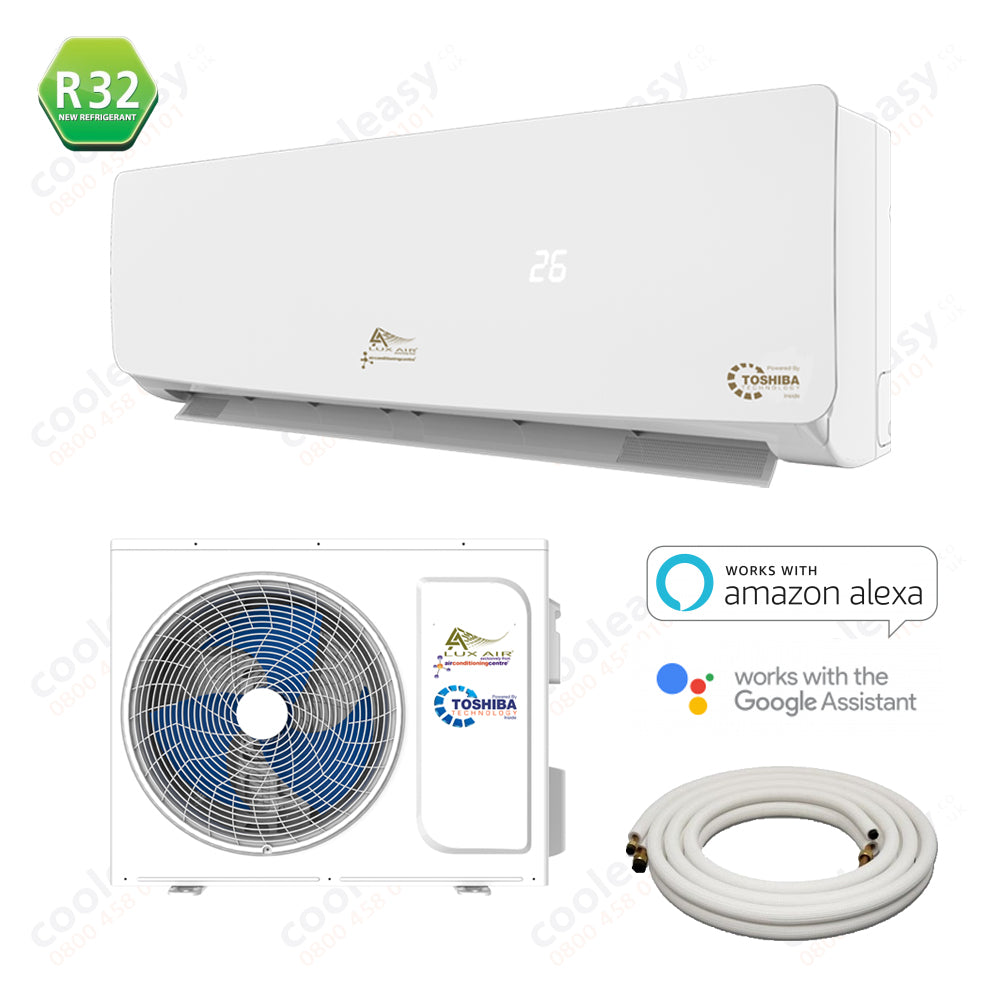 LUX AIR Air Con Heat Pump Inverter System - 3.5kW (12000Btu)