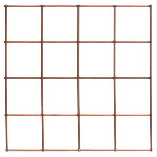 2135 x 3660mm 2"x 2"x 8g (7' x 12') Welded Mesh