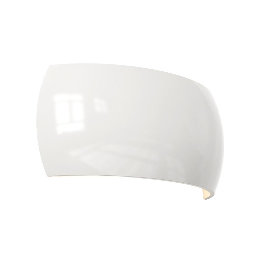 Astro Milo 300 Gloss Glaze White Wall Light