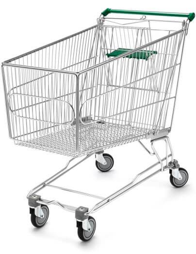 Extra Capacity Large Trolley for Family Supermarket
