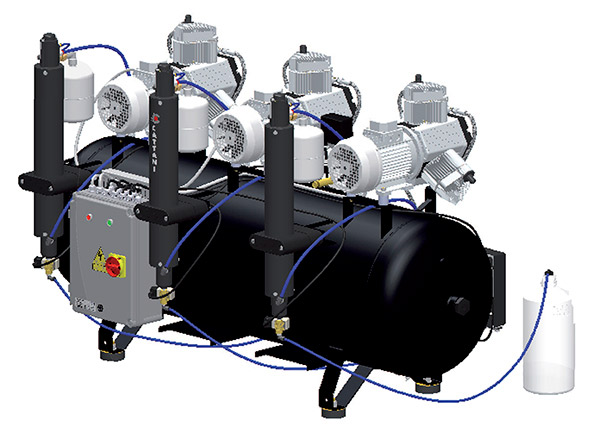 AC910 (With Dryers) Oil-less Compressors