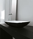 Lulu Black Counter Top Sink (13D)