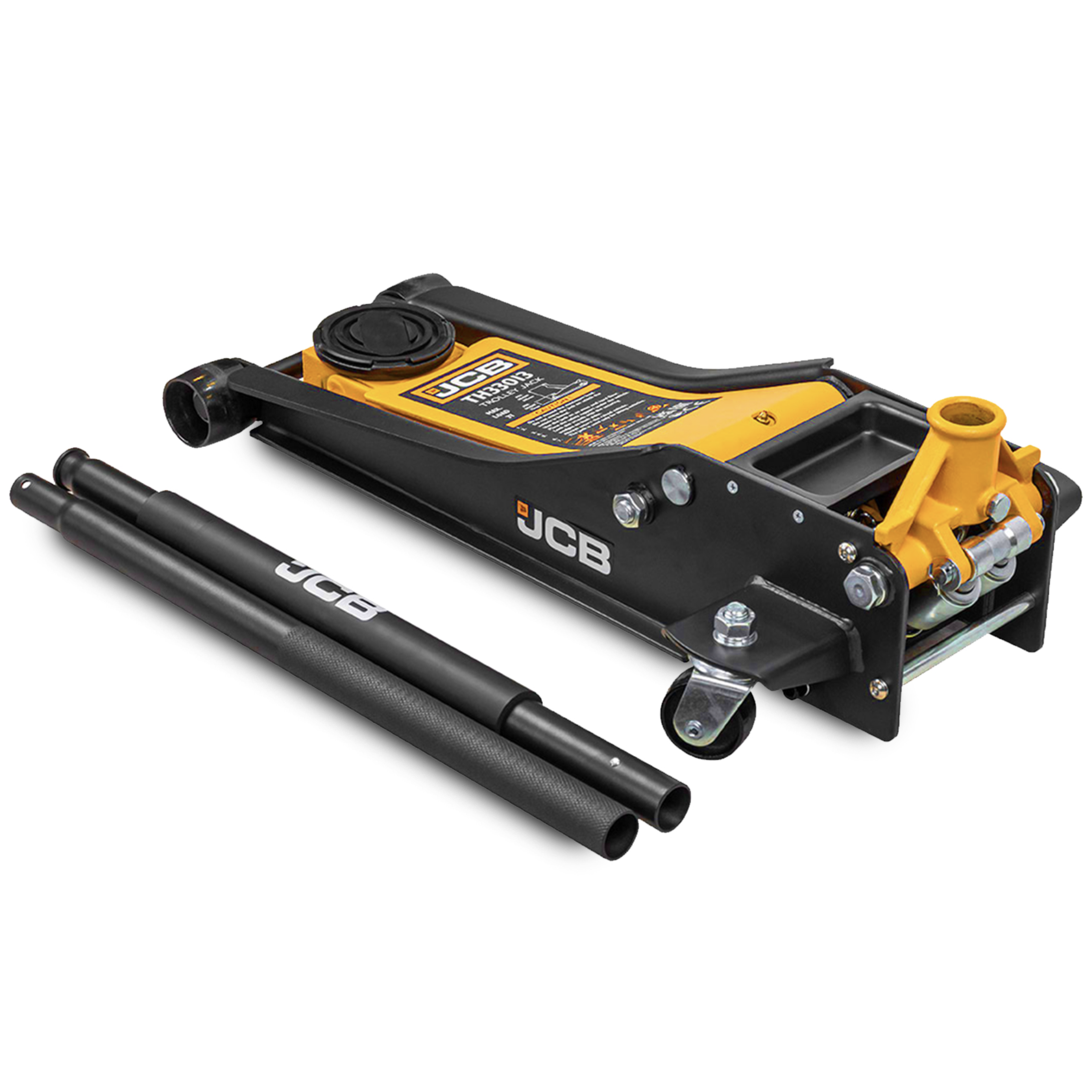 JCB 3 Tonne Low-Profile Double-Pump Trolley Jack JCB-TH33013