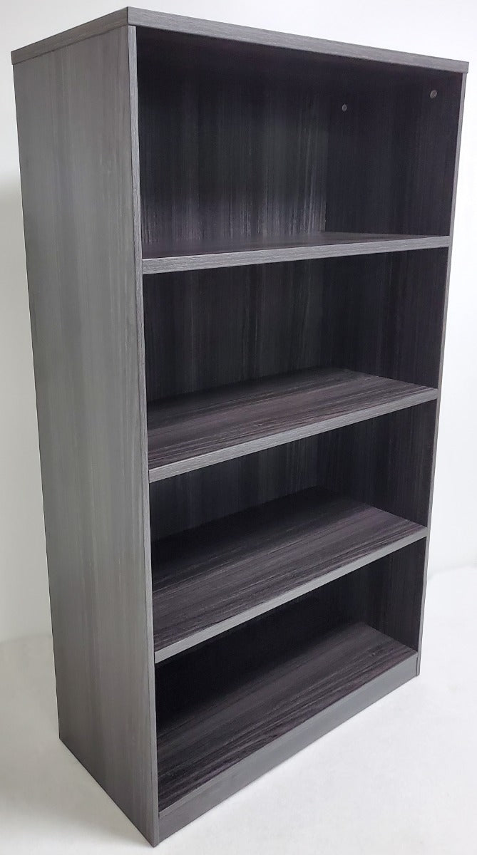Modern Grey Oak Open Bookshelf - 900mm Wide - LX-AB01 Near Me