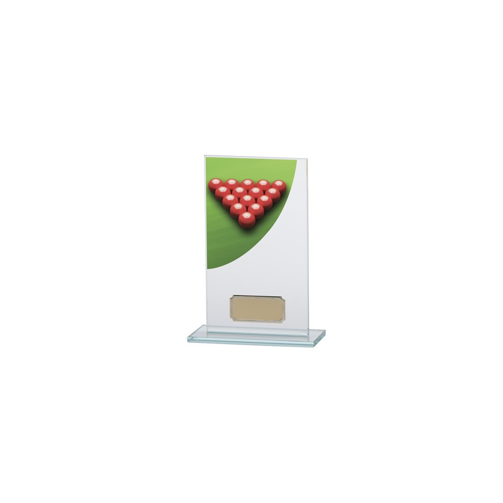 Colour Curve Glass Snooker Award - 5 sizes