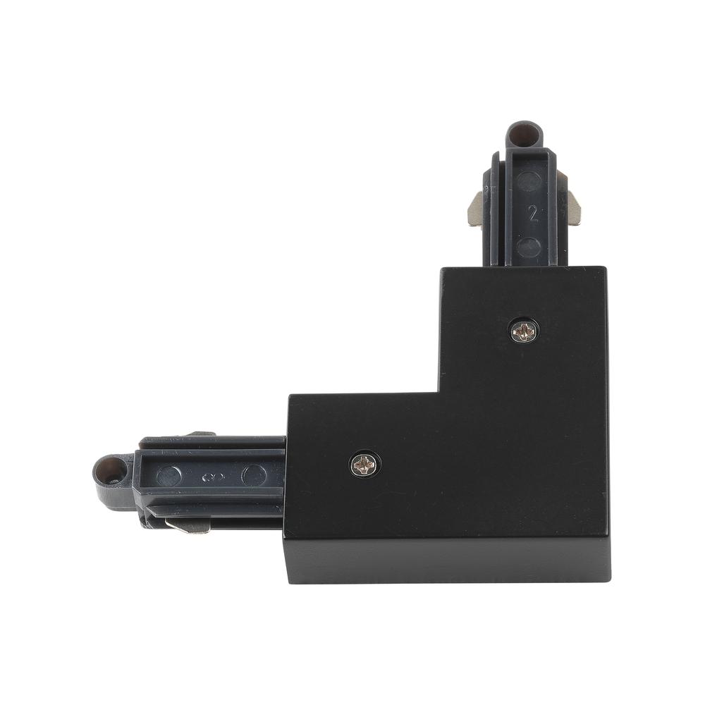 Astro 90° Corner Connector - Left Matt Black Track Accessory