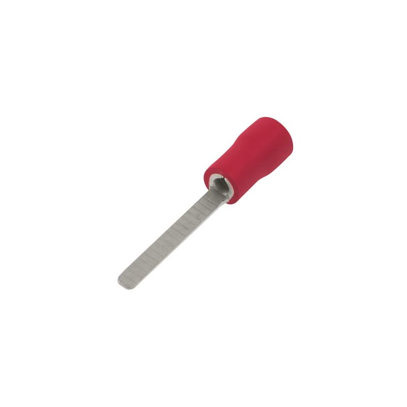 Unicrimp 2.3mm x 18mm Red Blade Terminal (Pack of 100)