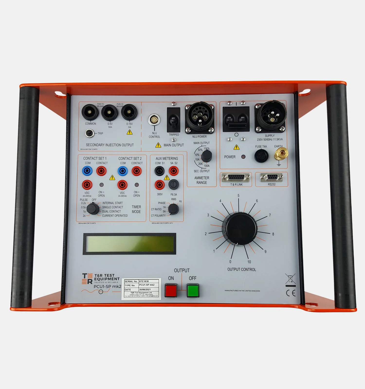 UK Suppliers of PCU1-SP MK2 Primary Current Injection Test System