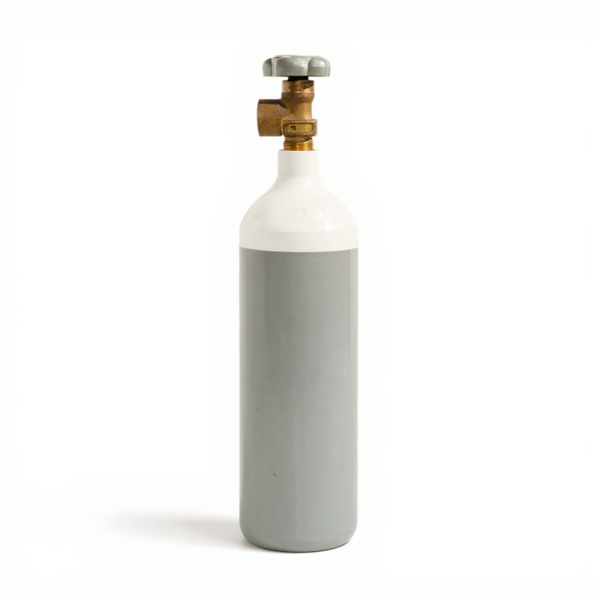 Oxygen Gas Bottle, 2L, for Heating, Cutting, Brazing, and Lead Welding
