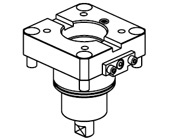 Geared-up radial driven tool - Ratio 1:3