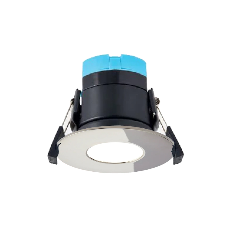 Forum Rhom IP65 CCT Fire Rated Downlight Black Chrome