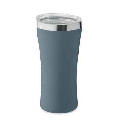 DOUBLE WALL TUMBLER 160 ML in Blue.