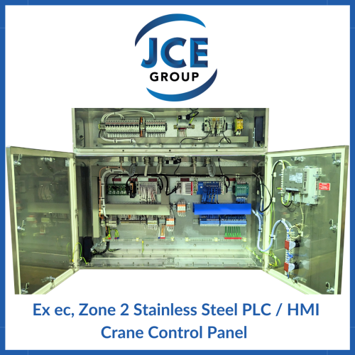 Ex ec, Zone 2 Stainless Steel PLC/ HMI Crane Control Panel
