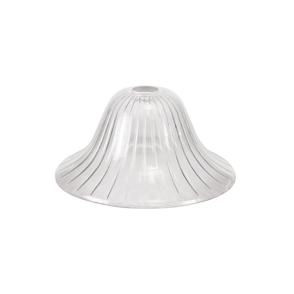 Luxuria Serena Bell 30cm Clear Glass (D) Lampshade