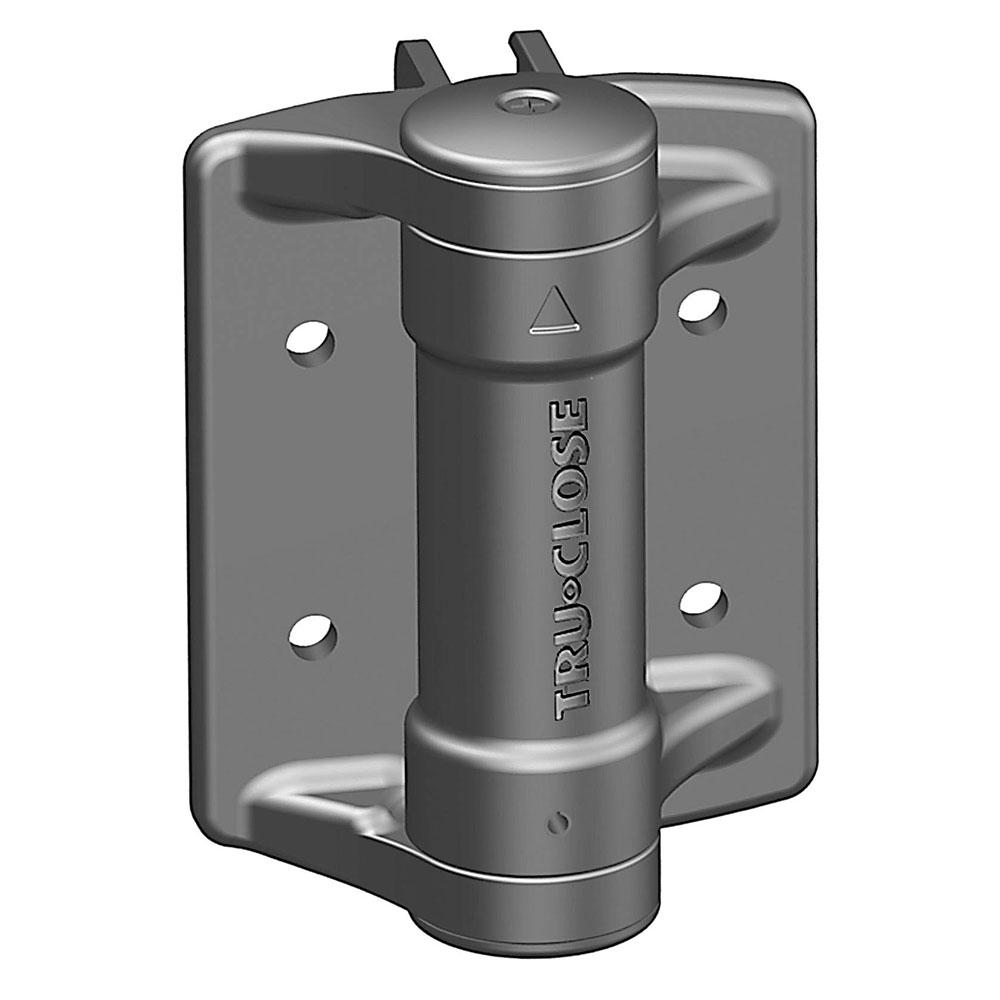 Vinyl Gate Fixed Gap Self Closing Hinge35/35mm  - Sold in Pairs   Adj. Tension