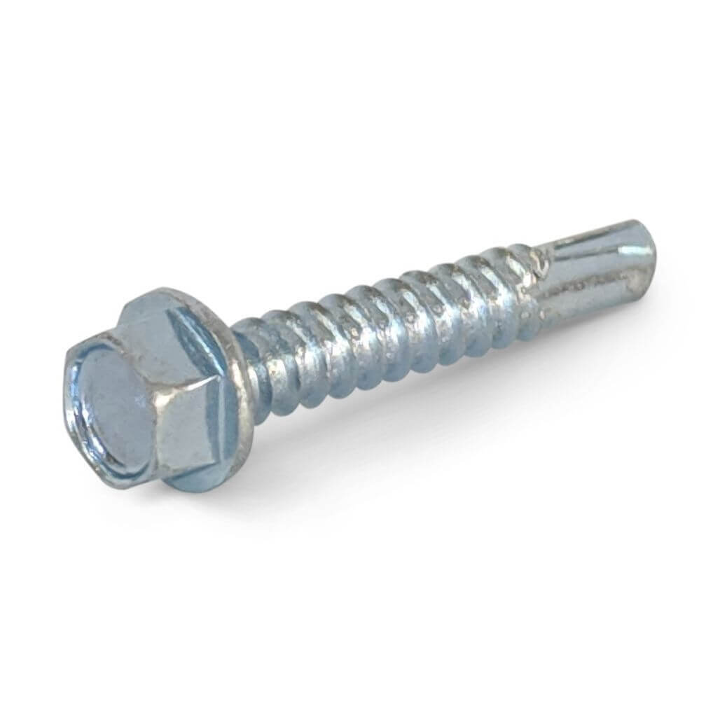 6.3x50mm Hex Head Self Drilling Tek Screw BZP