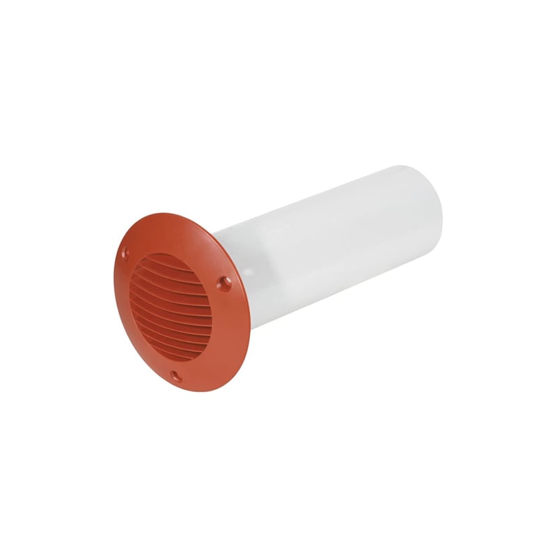 Airflow 150mm x 350mm Rigid Ducting with Terracotta Round Grille