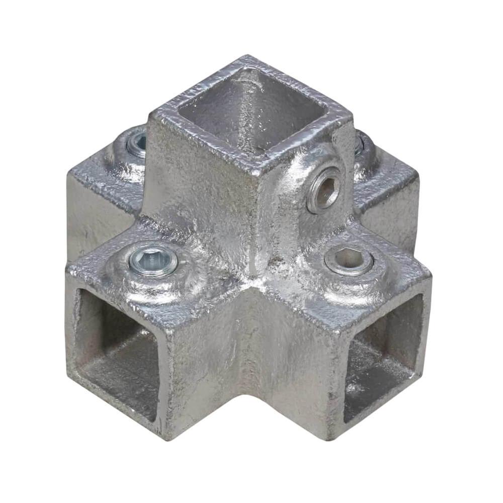 Tube Clamp - 4 Way Cross 25 x 25mmSquare Hollow Section