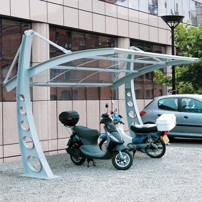Bi-Port� Cycle Shelter
                                    
	                                    Canopy Style Shelter for up to 8 Bicycles