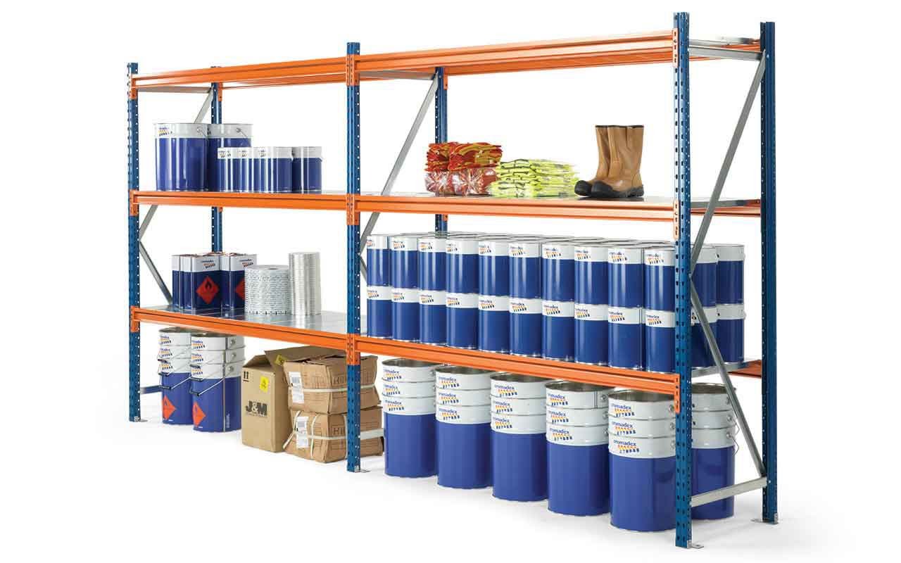 Custom Longspan Shelving For Warehouses